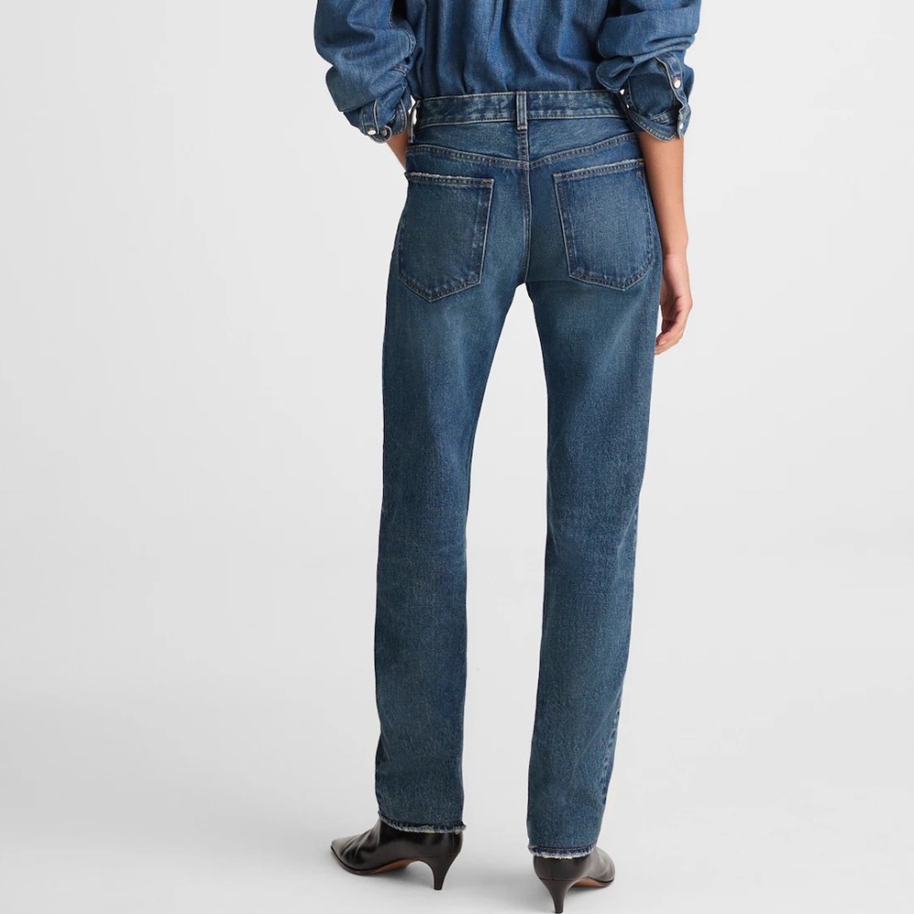 Madewell Petite Dean Easy Straight Jean - Picture 2 of 16